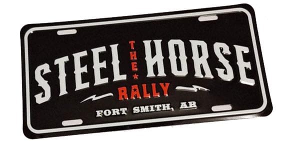 2026 Steel Horse Rally License Plate